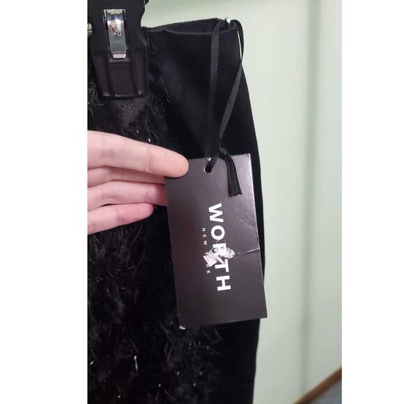 Worth New York Formal Special Occasion Skirt w/ Sparkle Eyelash Front Size 4 - Picture 9 of 10